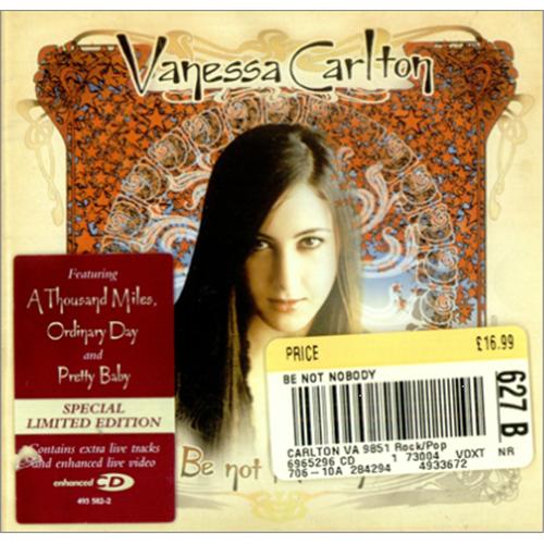 Vanessa Carlton Be Not Nobody UK CD album (CDLP) (419850)